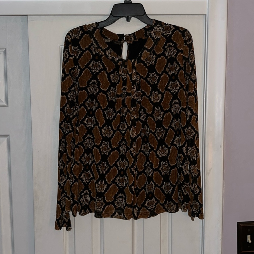Year of the snake! Snake pattern blouse